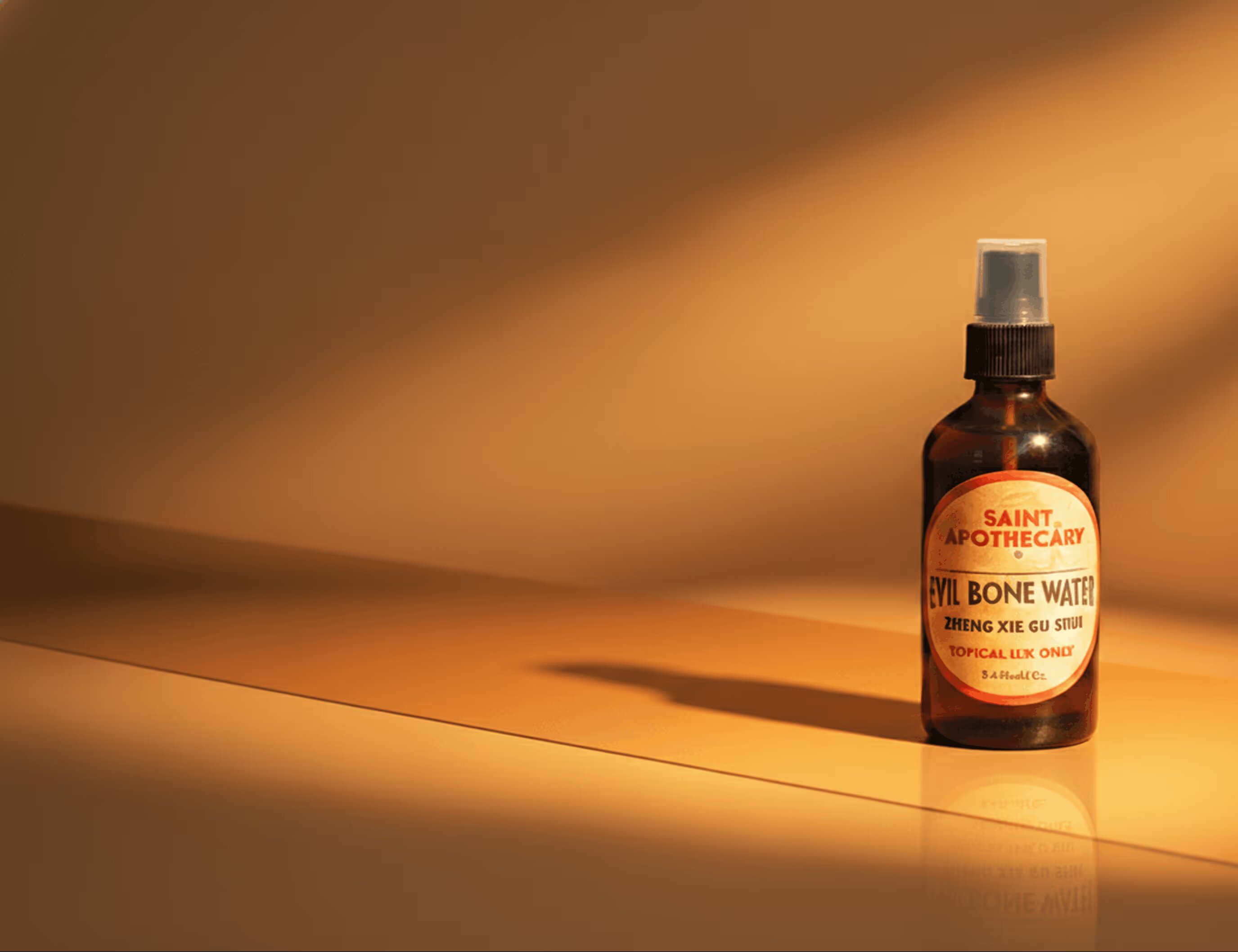 Evil Bone Water product with natural herbs